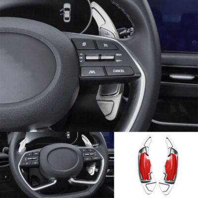 Fit For Hyundai Tucson 2022-2024 Aluminum Silver Switch Paddle Shifters Steering