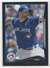 TODD REDMOND 2014 TOPPS BLACK BORDER PARALLEL #D /63 TORONTO BLUE JAYS SP #84