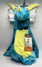 Infant Size 12-18M Adorable TRICERATOPS Dinosaur Halloween Costume Blue