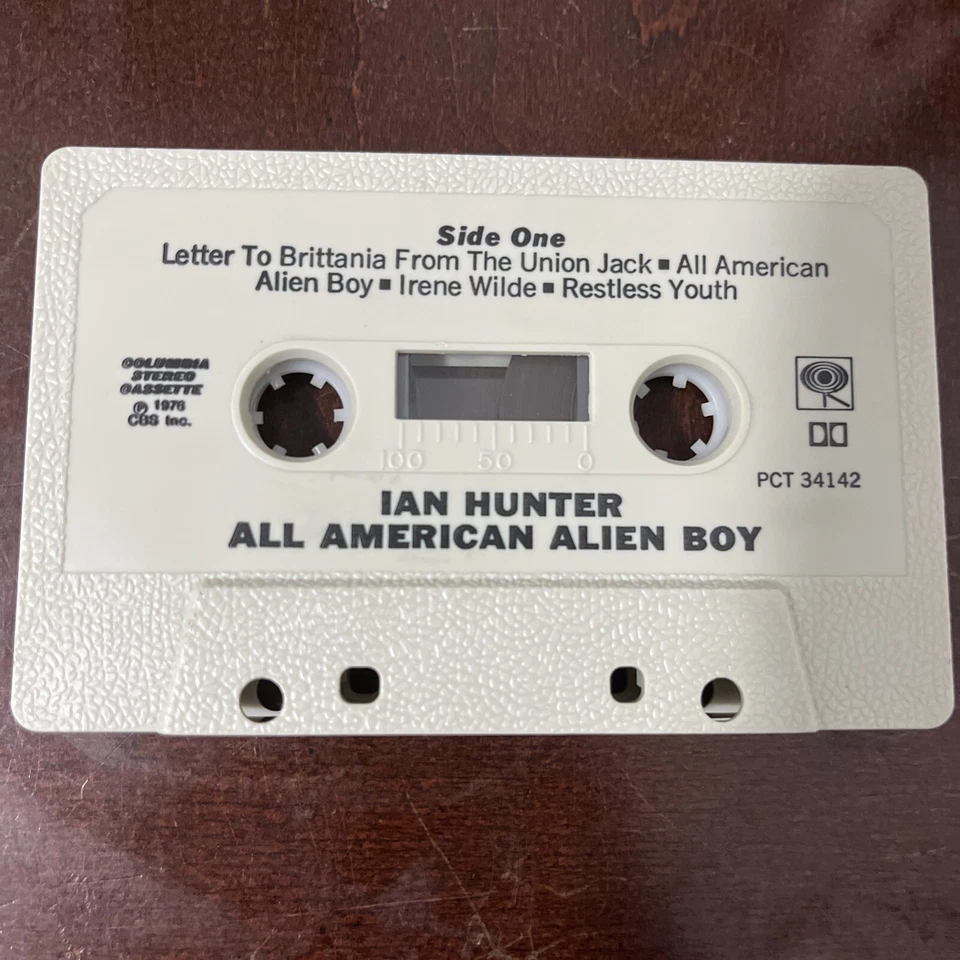 Ian Hunter All American Alien Boy 1976 Cassette Tape - Image 3 of 4