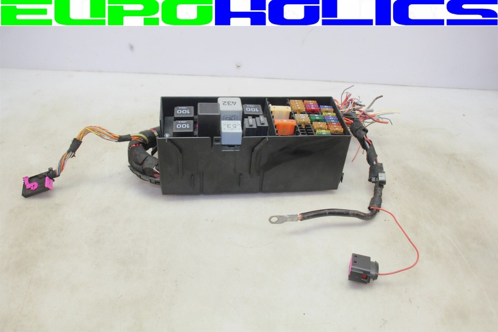 OEM Bentley Continental Flying Spur 06-12 Rear Trunk Relay Fuse Box 3D0937499B