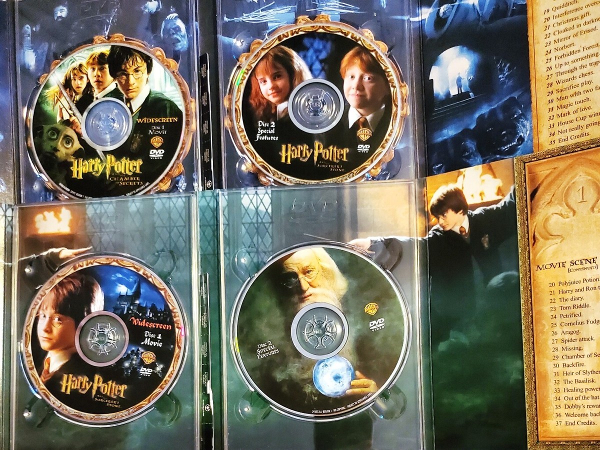 Harry Potter: Sorcerers Stone & Chamber of Secrets DVDs
