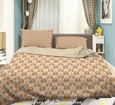 3D Rainbow Pattern Kids Quilt Cover Set Duvet Cover Bedding Pillowcases