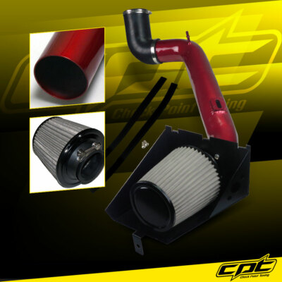 For 09-10 Ford F150 5.4L V8 Red Cold Air Intake + Red Filter Cover