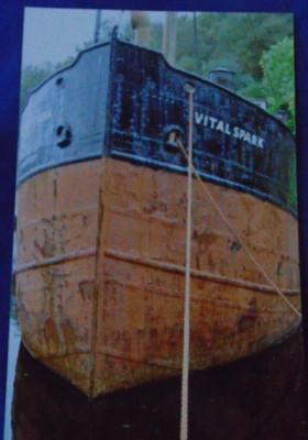 RUSTING Vital Spark at CRINAN 1990s era photograph private