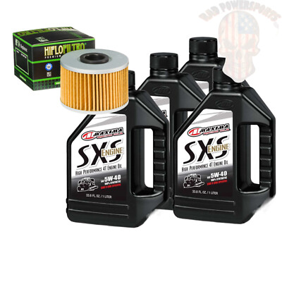 Oil Change Kit For 2010 Honda TRX420FA Rancher AT IRS Maxima Synthetic 5W-40