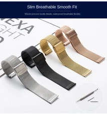 High Quality 06 Line Milanese Watch Band Strap Stainless Steel Mesh Belt 12-24mm