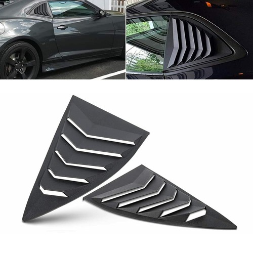 Quarter Side Window Scoop Louvers For 20102015 Chevy Camaro LS LT RS