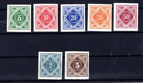Württemberg 112/18U UNPERFORATED * MH 245EUR (BA3272