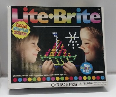 NIB Lite Brite  w/ 200+ Glowing Pegs (MF)