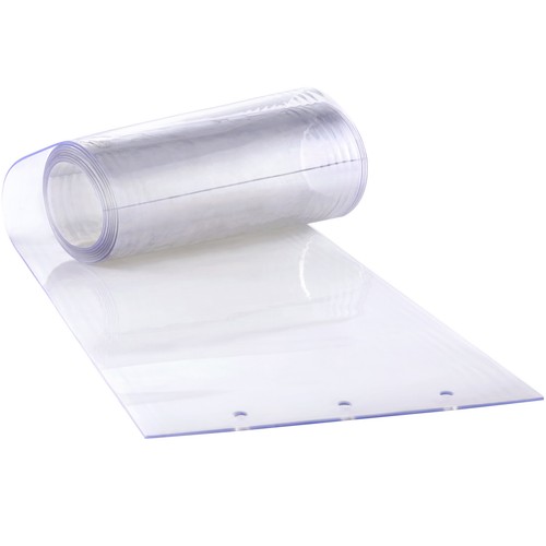 VEVOR 183x244cm Streifenvorhang Lamelle Lamellenvorhang PVC Transparent 2mm dick - Bild 12 von 12