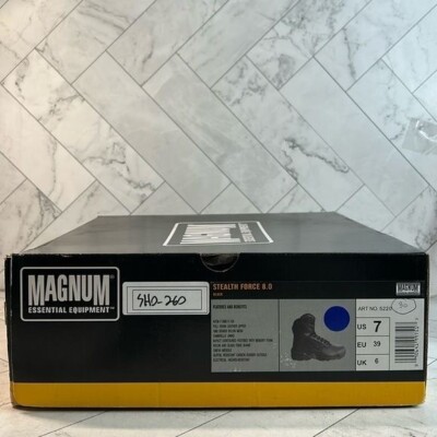NWT Men’s Magnum 8 Inch WP Stealth Force Boot with Side Zipper Size 7M MAGNUM STEALTH FORCE 8.0 SIDE ZIP WATERPROOF main image 4