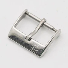 Frederique Constant Genuine Buckle Men's Watch Strap Band Parts Silver 16mm