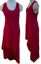 NWOT Express RED PULLOVER LONG DRESS SZ L