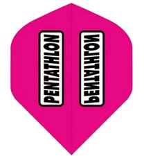 PENTATHLON Magenta Standard Dart Flights  100 Micron - 5 sets (15 flights)