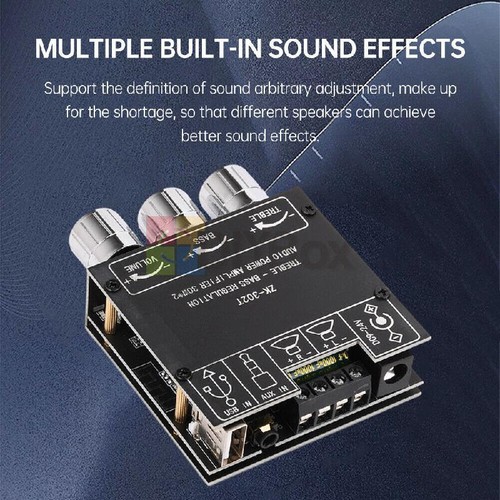 ZK-302T Bluetooth 5.1 Digital Amplifier Board Module 2.0 Stereo 2CH 30W+30W DIY