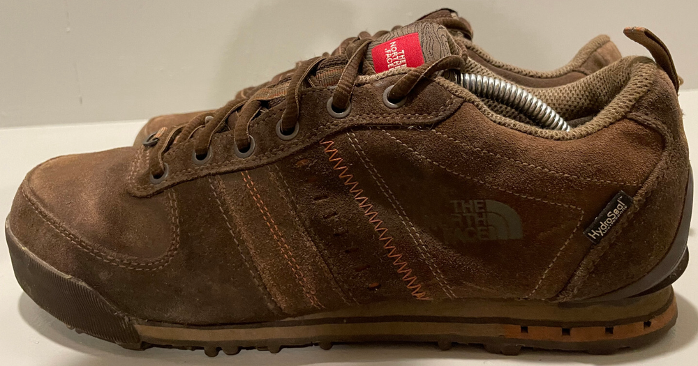 Men's The North Face Brown Suede Canvas Lace Up Casual Shoes Size 10