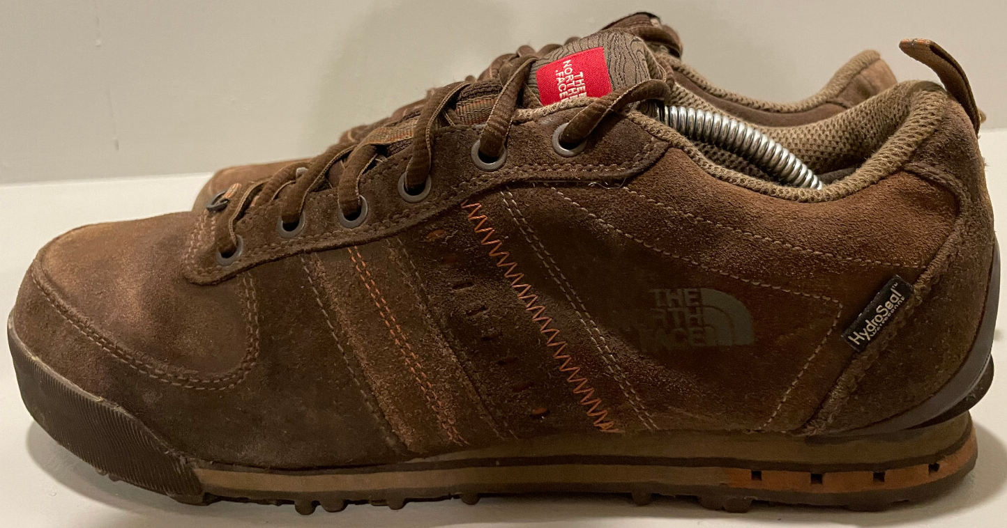 North Face Men's Size 10 Brown Suede Canvas Casual Lace-Up Shoes