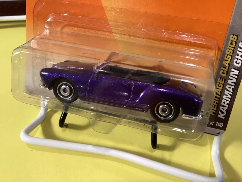 Matchbox Heritage Classics Karmann Ghia Convertible (Purple) 22/100 - Image 3 of 4
