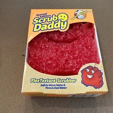 Scrub Daddy Beach Buddies RED CRAB Summer Special Edition FlexTexture Scrubber