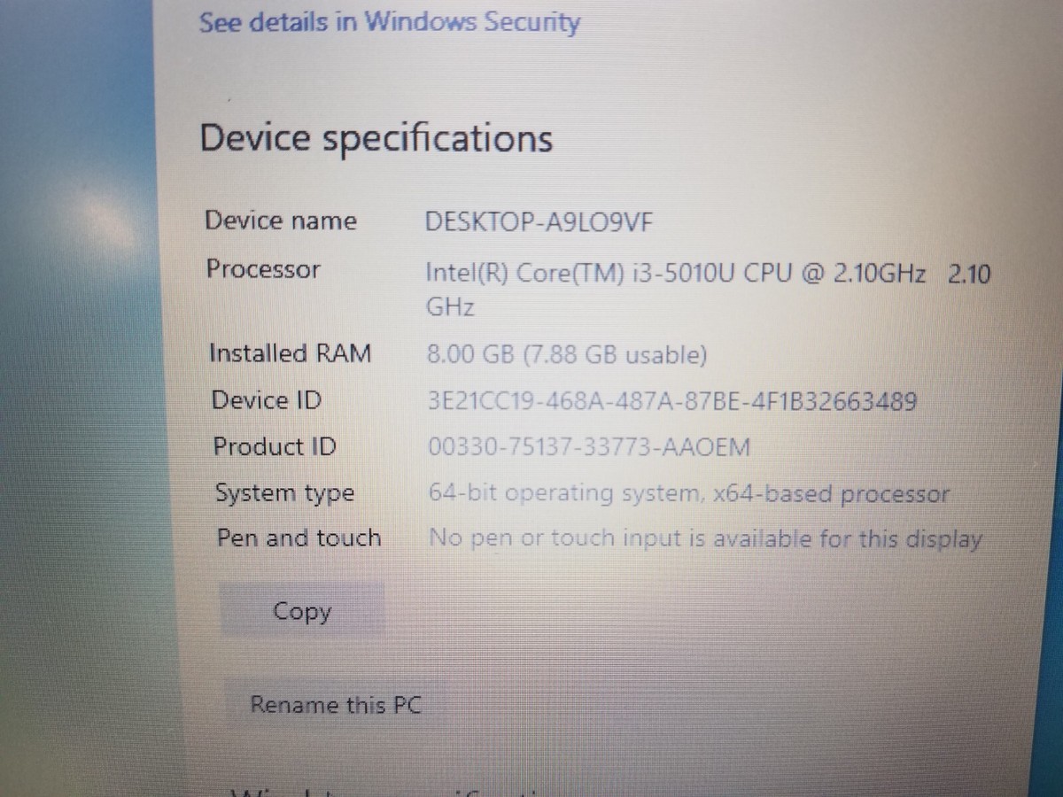 Lenovo ThinkPad X250 12.5 Lenovo ThinkPad X250 12.5