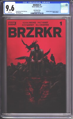 BRZRKR #1 Forbidden Planet SKAN VARIANT (KEANU REEVES) - CGC 9.6 Boom Studios