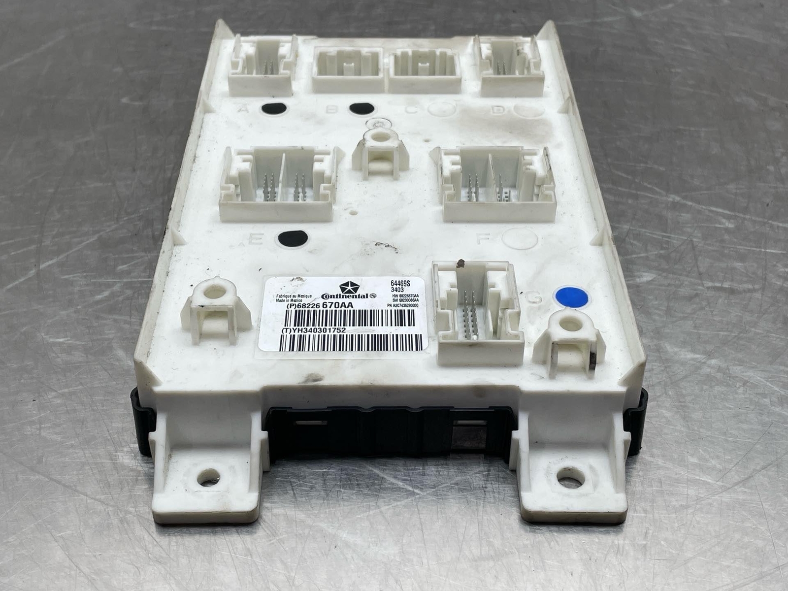 2014 Maserati Ghibli OEM Body Control Computer Module BCM 68226670AA