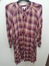 Womens Plus Size 3X 24W-26W Terra And Sky Mini Peasant Dress NWT