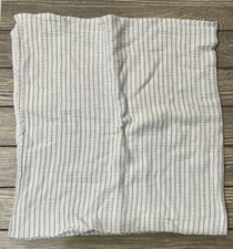 Swaddleme Gray White Stripe Baby Blanket 33  x 34.5  