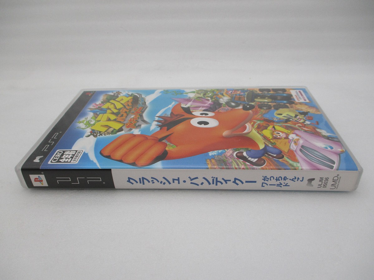 Crash Bandicoot Gacchanko World PSP Japan import PlayStation