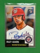 2022 Topps Chrome Platinum Anniversary Baseball Riley Adams #CPA-RAD RC Auto