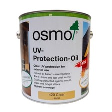 Osmo UV Protection Oil Extra 420 D Clear Satin 2.5 litre + For Exterior Wood