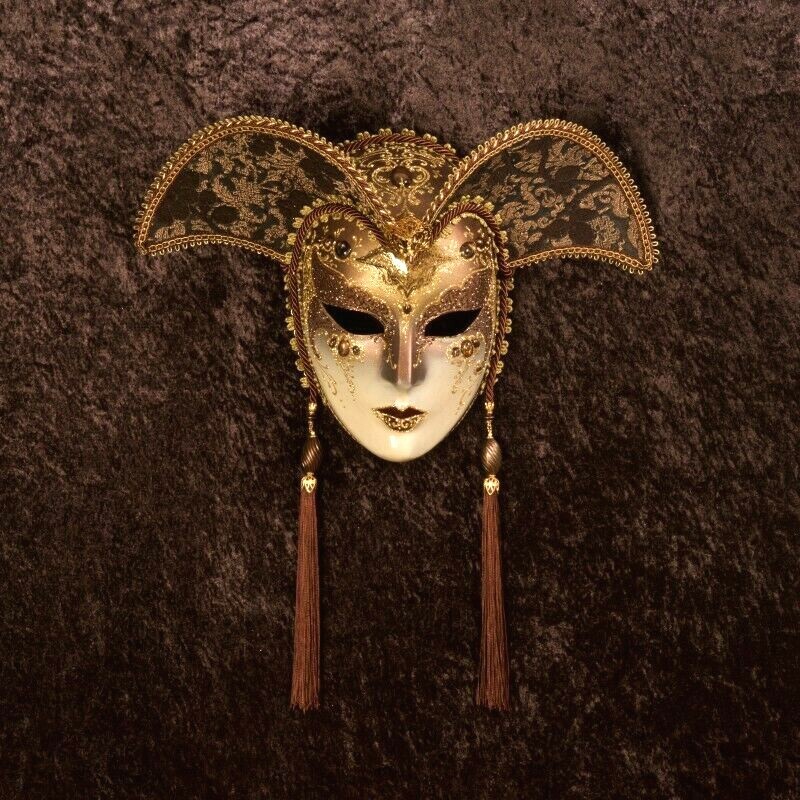 Casanova Silver Masquerade Mask For Men And Wall Made In Italy | eBay