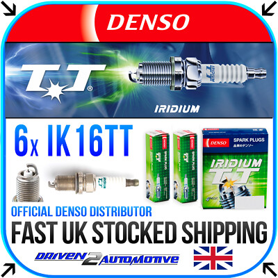 IK16TT (4701) DENSO IRIDIUM TT Zundkerze SET OF 6 - TWIN TIP TECHNOLOGY -