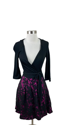dvf sequin wrap dress PRETTY DIANE VON FURSTENBERG SILVER SEQUIN WRAP DRESS, SZ 4