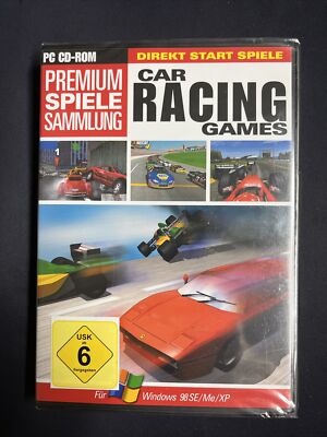 Car Racing Games - Premium Spiele Sammlung - PC Win 98SE/Me/XP Neu in Folie @A19