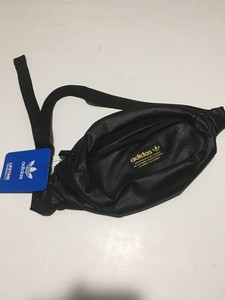 adidas fanny pack black and gold