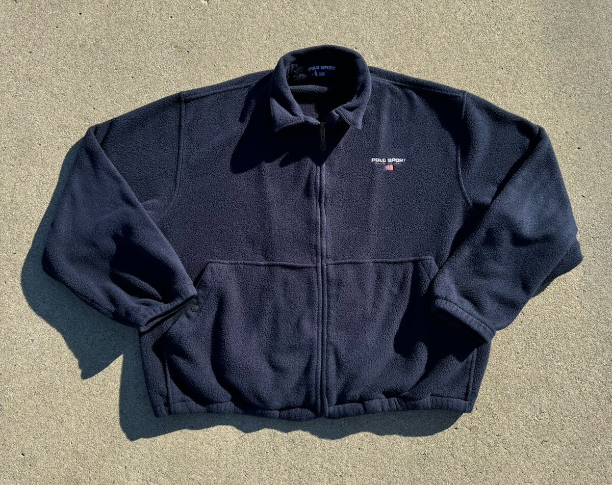 Vintage 90s Ralph Lauren Polo Sport Polartec Fleece Zip Up Vintage 90s Ralph Lauren Polo Sport Polartec Fleece Zip Up