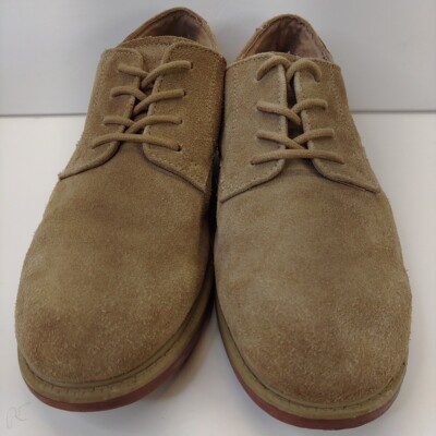 GH Bass Co Bass Elliott Suede Leather Tan Casual Shoes Boys Size 6M