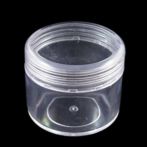 6/108pcs Plastic Round Clear Loose Beads Display Storage Case Box Jewelry 1.5'' - Picture 5 of 6