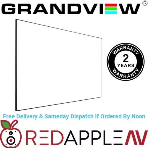 Grandview 9ft 120"" 4K 8K Fixed Frame Projector Screen Home Theater HD