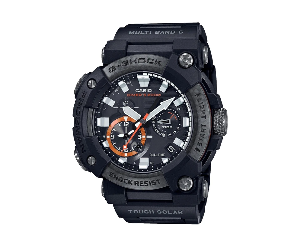 Casio Stainless Steel Case G-SHOCK FROGMAN Wristwatches