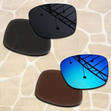 2 Pairs POLARIZED Replacement Lenses for Oakley Jupiter Carbon OO9220 56mm