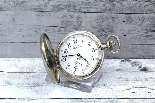 Orologio da Tasca Capital Acciaio Elegante Stile Retrò Carica Manuale  TC142*REO | eBay