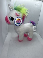 Nanco White Unicorn Plush Soft To Stuffed Animal New Pink