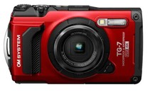 Om System Fotocamera Compatta 12,7 MP Sensore CMOS Video 4K Rosso OMSTG7R