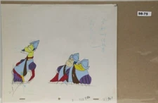 Back To The Future Original Production Drawing And Cel 98-75 Used Cond.