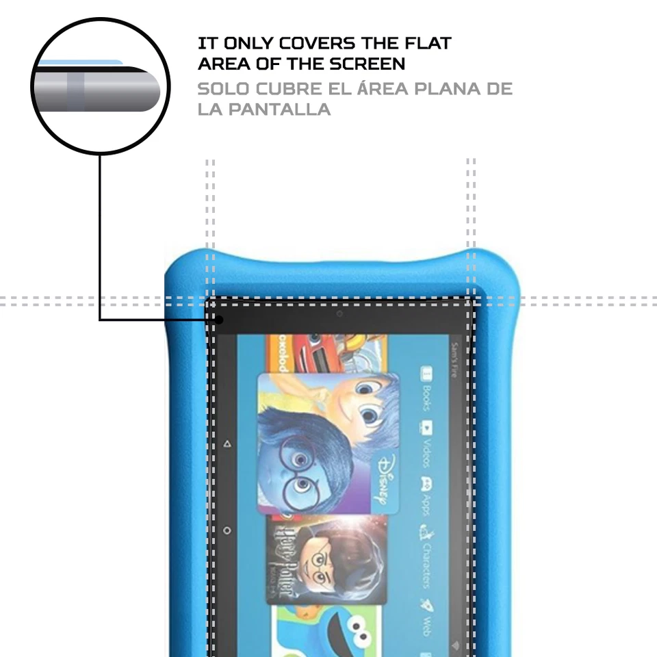 ANTISHOCK Screen protector for Tablet Amazon Fire 8 Kids Edition 2017 - Image 4 of 4