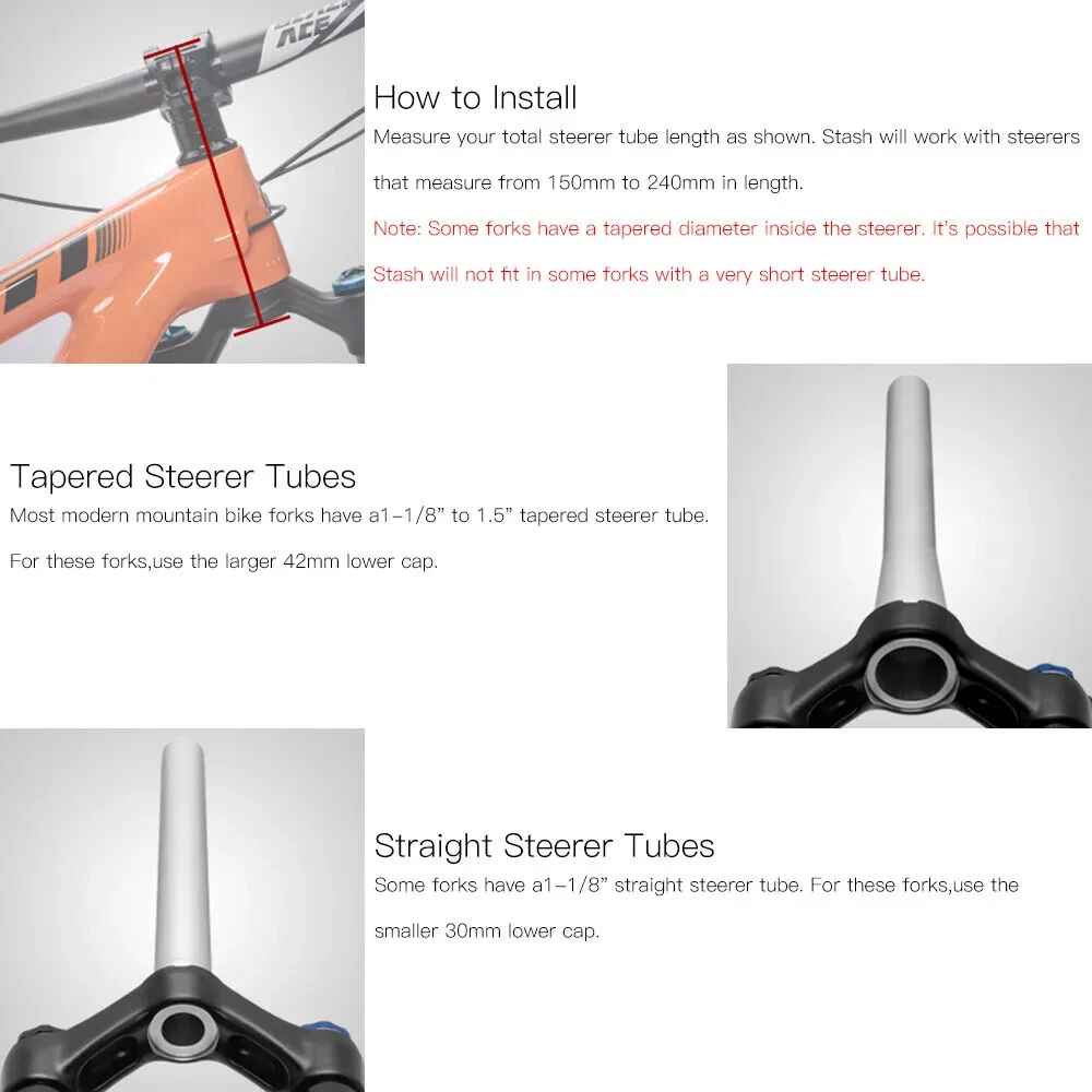 Multi Tool Kit-Compact Bicycle Tool Stored in The Steering Tube Bike Tool Set
