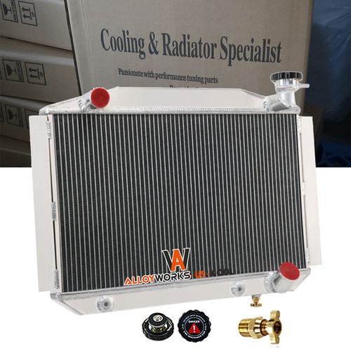 ALUMINUM 3 Rows Radiator for 1955-1960 CHEVY Corvette C1 V8 ALLOY | eBay